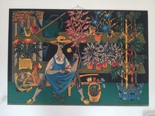 Jardinier peinture tissus d'occasion  Ruoms