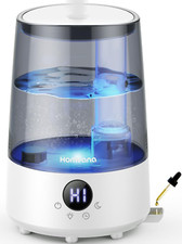 Homvana umidificador ultrassônico névoa fria 3L temporizador de preenchimento superior luz silenciosa desligada automaticamente comprar usado  Enviando para Brazil