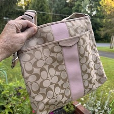 Coach cream brown for sale  Lakewood
