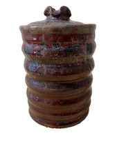 Lidded pot jar for sale  Council Bluffs