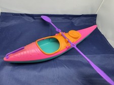 Flip top Barbie caiaque fácil carregamento com remo comprar usado  Enviando para Brazil