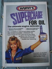 WYNN'S SUPERCHARGE PARA ÓLEO MOTOR DEFENSOR LEITURA 1987 ANÚNCIO ARQUIVO A4 22 comprar usado  Enviando para Brazil