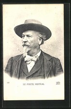 Frederic Mistral, portret poety, pocztówka  na sprzedaż  Wysyłka do Poland