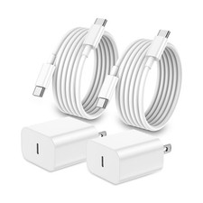 Carregador iPhone 16 15 carregamento rápido, 20W Apple iPad USB C carregador rápido, pacote com 2 6f... comprar usado  Enviando para Brazil