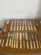 Bone handle cutlery for sale  WALLASEY