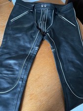 lederjeans schwarz gebraucht kaufen  Siegen