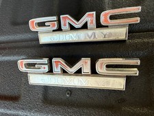 Original GM 1971 1972 71-72 GMC K5 Blazer GMC JIMMY Fender Emblemas OEM #646067 comprar usado  Enviando para Brazil