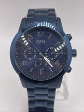 Guess Waterpro relógio icônico masculino cronógrafo azul U0123G3 pulseira de 7,25" - bateria nova comprar usado  Enviando para Brazil