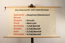 Schulwandkarte substantiv form gebraucht kaufen  Untersiemau