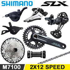 Shimano Deore SLX M7100 2X12 Speed MTB Groupset 170 175MM 32-26T cassete 10-45T comprar usado  Enviando para Brazil