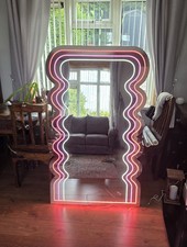 Neon acrylic wave for sale  LEEDS