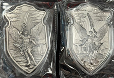 2025 2 Oz .999 prata fina Coreia O Escudo de São Uriel Shield Stacker Komsco!!, usado comprar usado  Enviando para Brazil