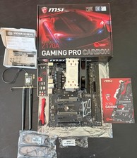 Combo! MSI Z170A Gaming Pro Carbon com i5-7600K + 16 GB de RAM + WiFi 6 e Blutooth comprar usado  Enviando para Brazil