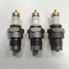 Usado, Velas de ignição vintage Champion 3 Comm latão cabeça chata pré-guerra Ford Hot Rat Rod comprar usado  Enviando para Brazil