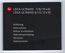 Anleitung leica ultravid gebraucht kaufen  Flein