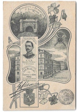 Cartolina militare battaglione usato  Trieste