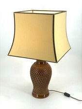 Tischlampe keramikfuß stoffsc gebraucht kaufen  Berlin