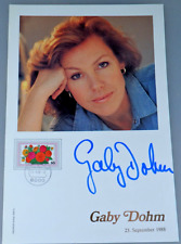 Autogramm gaby dohm gebraucht kaufen  Haunsheim