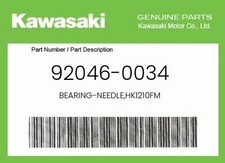Agulha de rolamento genuína Kawasaki, Hk1210Fm - 92046-0034 comprar usado  Enviando para Brazil