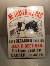 Ancienne plaque sncf d'occasion  Lyon V