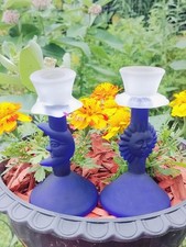 Cobalt blue frosted for sale  Syracuse