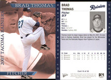 Brad thomas 2007 for sale  USA