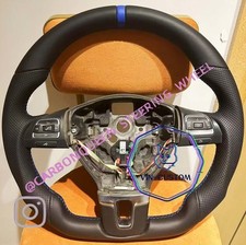 Volante de couro completo para CC/Eos/Golf/Jetta/Passat/Tiguan/AZUL SEM REMOS comprar usado  Enviando para Brazil