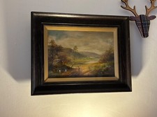 Antique oil painting for sale  PORTHMADOG