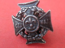 Używany, Poland - ZHP - Krzyż harcerski - miniaturka metalowa na zatrzask na sprzedaż  PL