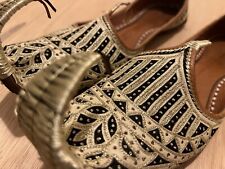 Handmade leather khussa for sale  SOUTHAMPTON