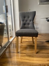 Dark grey dining for sale  PETERBOROUGH