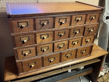 Antique oak card for sale  Clay