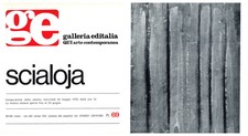 Scialoja toti. invito usato  Italia