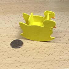Casa de bonecas artesanal miniatura cadeira de balanço infantil pássaro pato móveis infantis assinados comprar usado  Enviando para Brazil