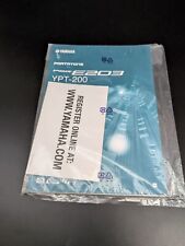 Yamaha Portatone PSR-E203 YPT-200 Manual do Proprietário, 36 Páginas, 2005 comprar usado  Enviando para Brazil