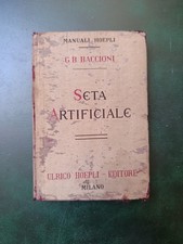 Manuali hoepli seta usato  Villa Celiera