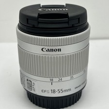 Lente Canon EF-S 18-55mm f/4-5.6 IS STM prata - EXCELENTE comprar usado  Enviando para Brazil