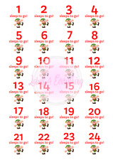 Countdown christmas numbers for sale  DUNSTABLE