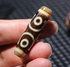 Pingente de contas Energy tibetano antigo ágata oleosa cor marfim 6 olhos dZi 44MM ZZ comprar usado  Enviando para Brazil