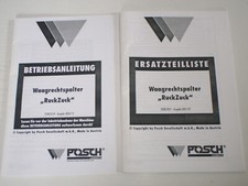 Posch ersatzteilliste bedienun gebraucht kaufen  Berlin