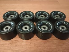 Rodas de skate Riedell Sonar Riva 8 conjunto completo preto 96a 57mm Abec 5 rolamentos comprar usado  Enviando para Brazil