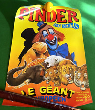 Affiche cirque pinder d'occasion  Quarré-les-Tombes