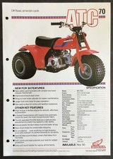 Honda atc70 road for sale  LEICESTER