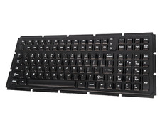 Teclado industrial de silicone preto levantado, números de 10 teclas, 24 teclas de função comprar usado  Enviando para Brazil