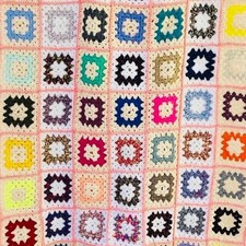 Vintage patchwork crochet for sale  LONDON
