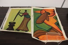 Pair african folkart for sale  COLCHESTER