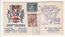 El Salvador 'First Flight Cover' "TACA" Para: N.Y.C. "20 NOV 1943", usado comprar usado El Salvador 'First Flight Cover' "TACA" Para: N.Y.C. "20 NOV 1943", usado comprar usado  Enviando para Brazil