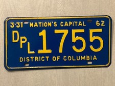 1962 washington d.c. for sale  Englishtown