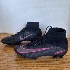 Usado, Chuteiras Nike JR Mercurial Superfly V FG preto rosa crianças 831943 006 EUA W 6.5 comprar usado  Enviando para Brazil