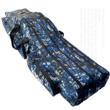 Bolsa de pesca multiuso material de lona impermeável bolsa de vara de pesca bolsa de equipamento comprar usado  Enviando para Brazil